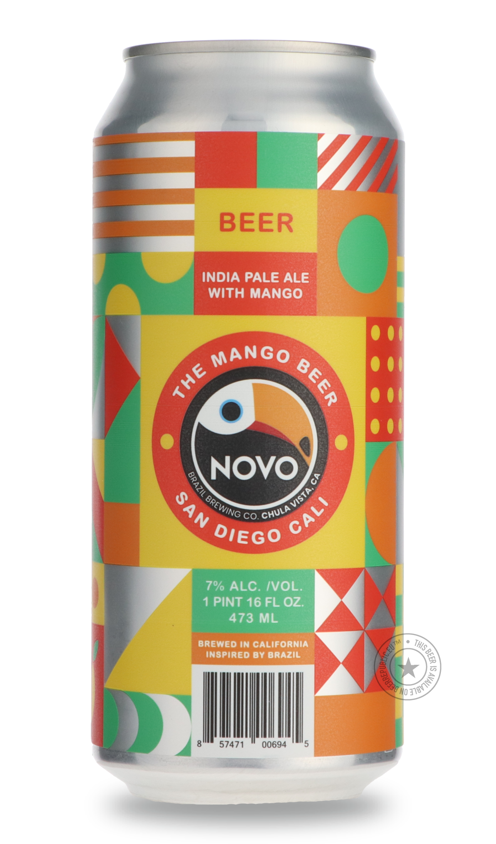 -Novo Brazil- The Mango Beer-IPA- Only @ Beer Republic - The best online beer store for American & Canadian craft beer - Buy beer online from the USA and Canada - Bier online kopen - Amerikaans bier kopen - Craft beer store - Craft beer kopen - Amerikanisch bier kaufen - Bier online kaufen - Acheter biere online - IPA - Stout - Porter - New England IPA - Hazy IPA - Imperial Stout - Barrel Aged - Barrel Aged Imperial Stout - Brown - Dark beer - Blond - Blonde - Pilsner - Lager - Wheat - Weizen - Amber - Barl