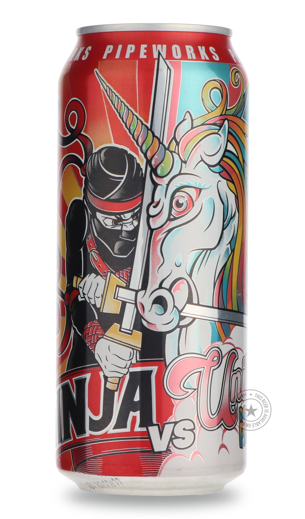 -Pipeworks- Ninja vs. Unicorn-IPA- Only @ Beer Republic - The best online beer store for American & Canadian craft beer - Buy beer online from the USA and Canada - Bier online kopen - Amerikaans bier kopen - Craft beer store - Craft beer kopen - Amerikanisch bier kaufen - Bier online kaufen - Acheter biere online - IPA - Stout - Porter - New England IPA - Hazy IPA - Imperial Stout - Barrel Aged - Barrel Aged Imperial Stout - Brown - Dark beer - Blond - Blonde - Pilsner - Lager - Wheat - Weizen - Amber - Bar