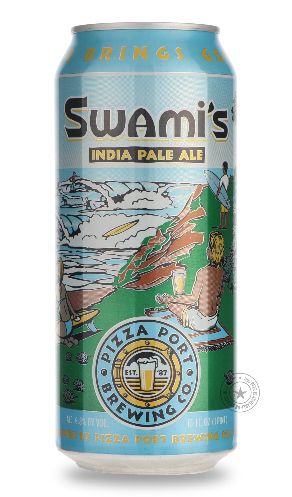 -Pizza Port- Swami's-IPA- Only @ Beer Republic - The best online beer store for American & Canadian craft beer - Buy beer online from the USA and Canada - Bier online kopen - Amerikaans bier kopen - Craft beer store - Craft beer kopen - Amerikanisch bier kaufen - Bier online kaufen - Acheter biere online - IPA - Stout - Porter - New England IPA - Hazy IPA - Imperial Stout - Barrel Aged - Barrel Aged Imperial Stout - Brown - Dark beer - Blond - Blonde - Pilsner - Lager - Wheat - Weizen - Amber - Barley Wine 