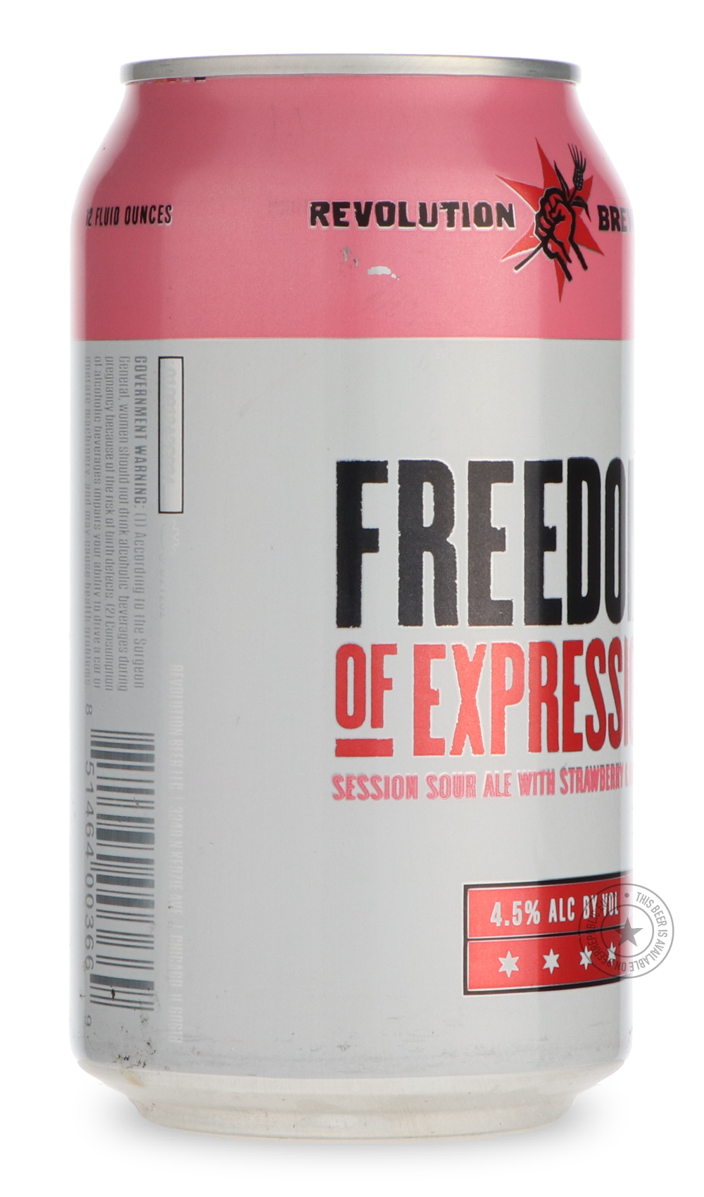 -Revolution- Freedom of Expression-Sour / Wild & Fruity- Only @ Beer Republic - The best online beer store for American & Canadian craft beer - Buy beer online from the USA and Canada - Bier online kopen - Amerikaans bier kopen - Craft beer store - Craft beer kopen - Amerikanisch bier kaufen - Bier online kaufen - Acheter biere online - IPA - Stout - Porter - New England IPA - Hazy IPA - Imperial Stout - Barrel Aged - Barrel Aged Imperial Stout - Brown - Dark beer - Blond - Blonde - Pilsner - Lager - Wheat 