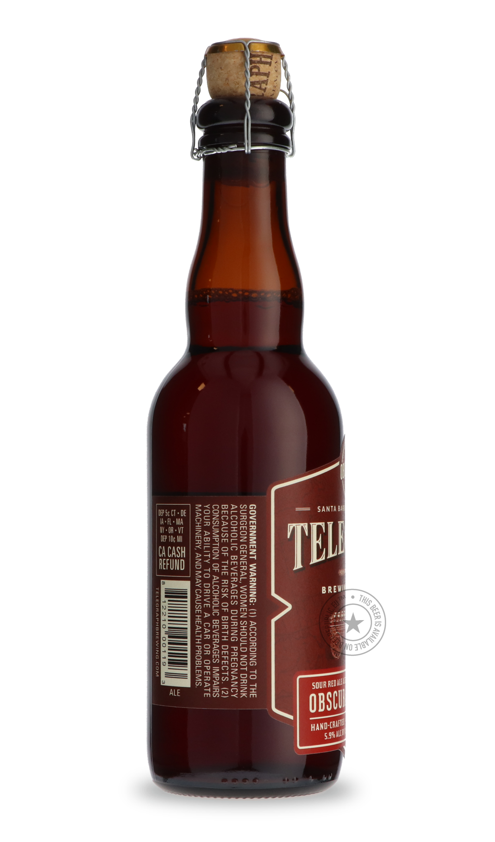 -Telegraph- Obscura Vulpine-Sour / Wild & Fruity- Only @ Beer Republic - The best online beer store for American & Canadian craft beer - Buy beer online from the USA and Canada - Bier online kopen - Amerikaans bier kopen - Craft beer store - Craft beer kopen - Amerikanisch bier kaufen - Bier online kaufen - Acheter biere online - IPA - Stout - Porter - New England IPA - Hazy IPA - Imperial Stout - Barrel Aged - Barrel Aged Imperial Stout - Brown - Dark beer - Blond - Blonde - Pilsner - Lager - Wheat - Weize