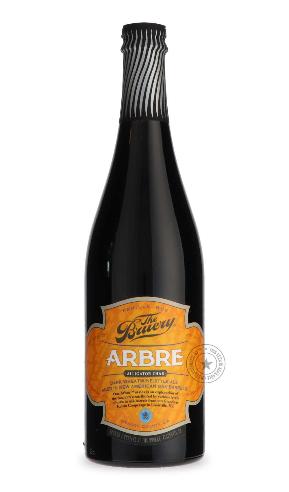 -The Bruery- Arbre Alligator Char-Brown & Dark- Only @ Beer Republic - The best online beer store for American & Canadian craft beer - Buy beer online from the USA and Canada - Bier online kopen - Amerikaans bier kopen - Craft beer store - Craft beer kopen - Amerikanisch bier kaufen - Bier online kaufen - Acheter biere online - IPA - Stout - Porter - New England IPA - Hazy IPA - Imperial Stout - Barrel Aged - Barrel Aged Imperial Stout - Brown - Dark beer - Blond - Blonde - Pilsner - Lager - Wheat - Weizen 