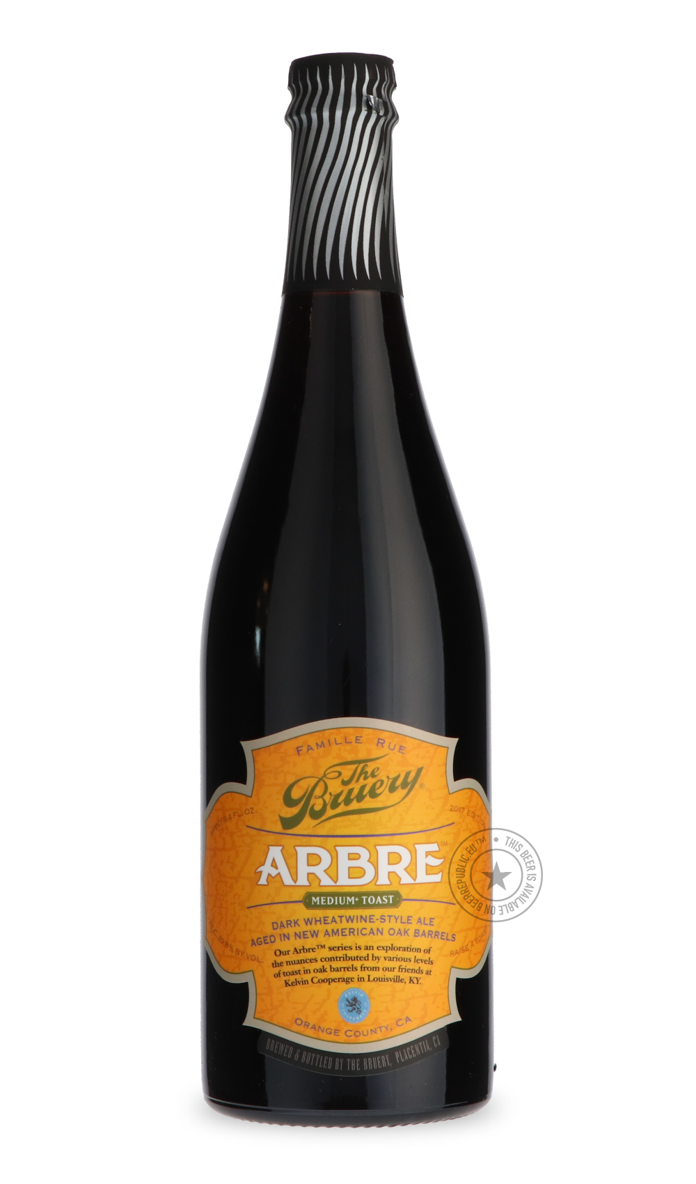 -The Bruery- Arbre Medium Toast-Brown & Dark- Only @ Beer Republic - The best online beer store for American & Canadian craft beer - Buy beer online from the USA and Canada - Bier online kopen - Amerikaans bier kopen - Craft beer store - Craft beer kopen - Amerikanisch bier kaufen - Bier online kaufen - Acheter biere online - IPA - Stout - Porter - New England IPA - Hazy IPA - Imperial Stout - Barrel Aged - Barrel Aged Imperial Stout - Brown - Dark beer - Blond - Blonde - Pilsner - Lager - Wheat - Weizen - 