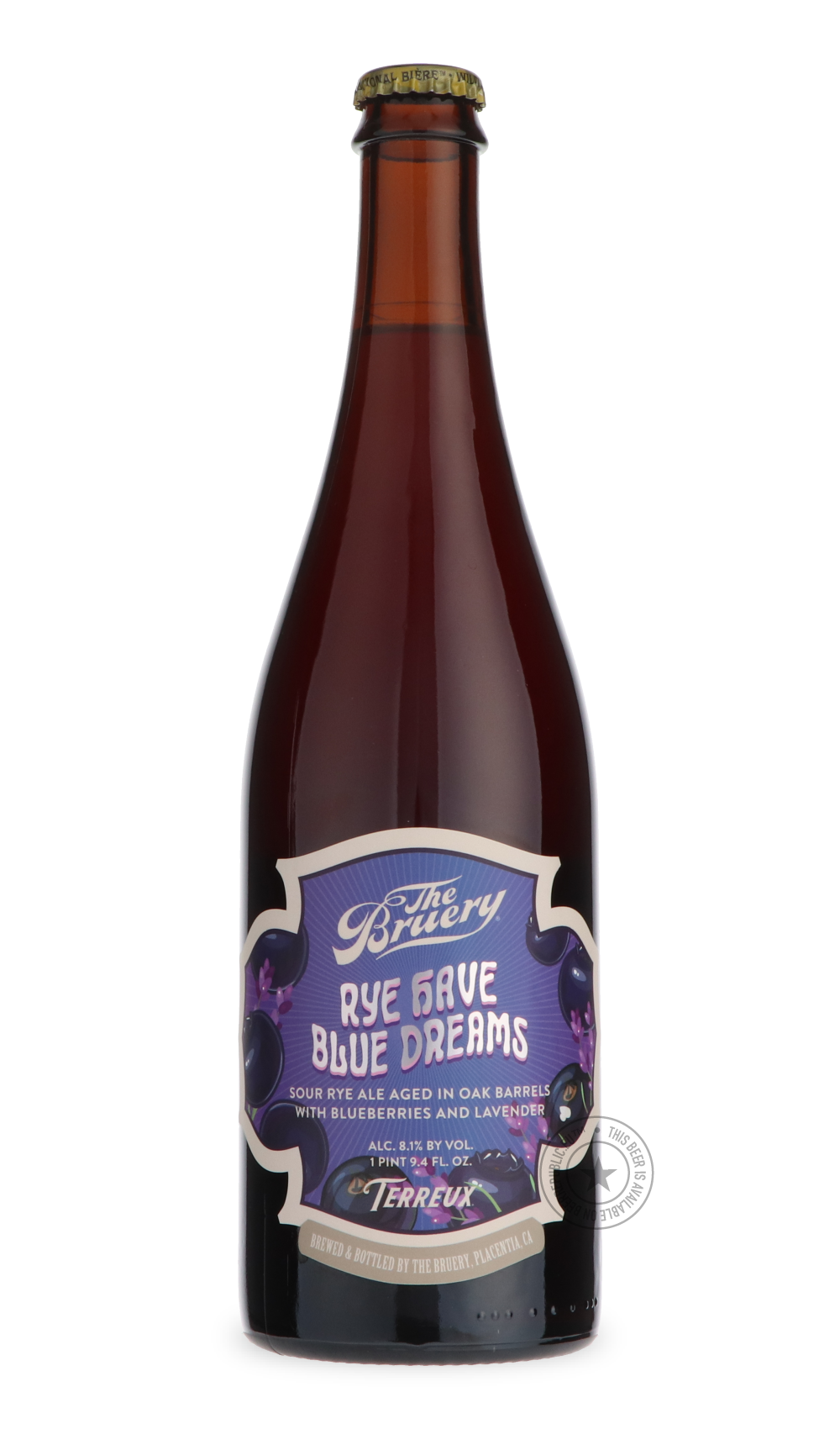 -The Bruery- Rye Have Blue Dreams-Sour / Wild & Fruity- Only @ Beer Republic - The best online beer store for American & Canadian craft beer - Buy beer online from the USA and Canada - Bier online kopen - Amerikaans bier kopen - Craft beer store - Craft beer kopen - Amerikanisch bier kaufen - Bier online kaufen - Acheter biere online - IPA - Stout - Porter - New England IPA - Hazy IPA - Imperial Stout - Barrel Aged - Barrel Aged Imperial Stout - Brown - Dark beer - Blond - Blonde - Pilsner - Lager - Wheat -
