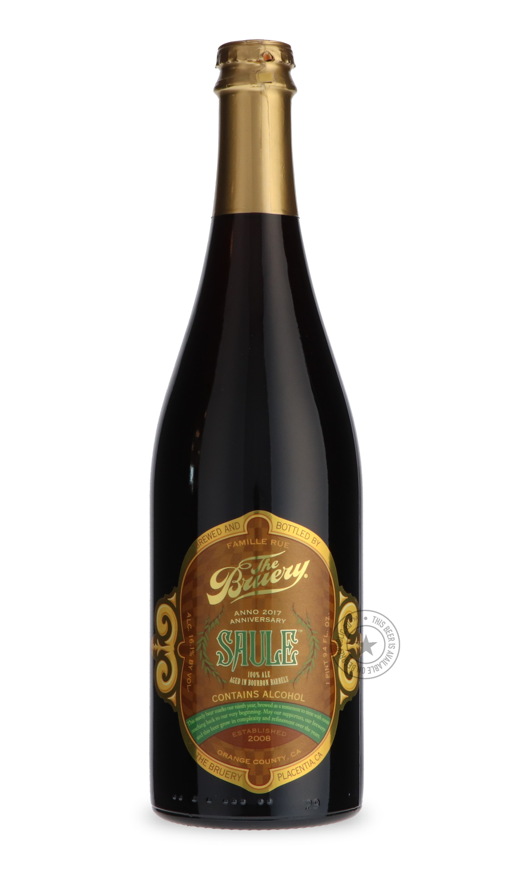 -The Bruery- Saule-Brown & Dark- Only @ Beer Republic - The best online beer store for American & Canadian craft beer - Buy beer online from the USA and Canada - Bier online kopen - Amerikaans bier kopen - Craft beer store - Craft beer kopen - Amerikanisch bier kaufen - Bier online kaufen - Acheter biere online - IPA - Stout - Porter - New England IPA - Hazy IPA - Imperial Stout - Barrel Aged - Barrel Aged Imperial Stout - Brown - Dark beer - Blond - Blonde - Pilsner - Lager - Wheat - Weizen - Amber - Barle