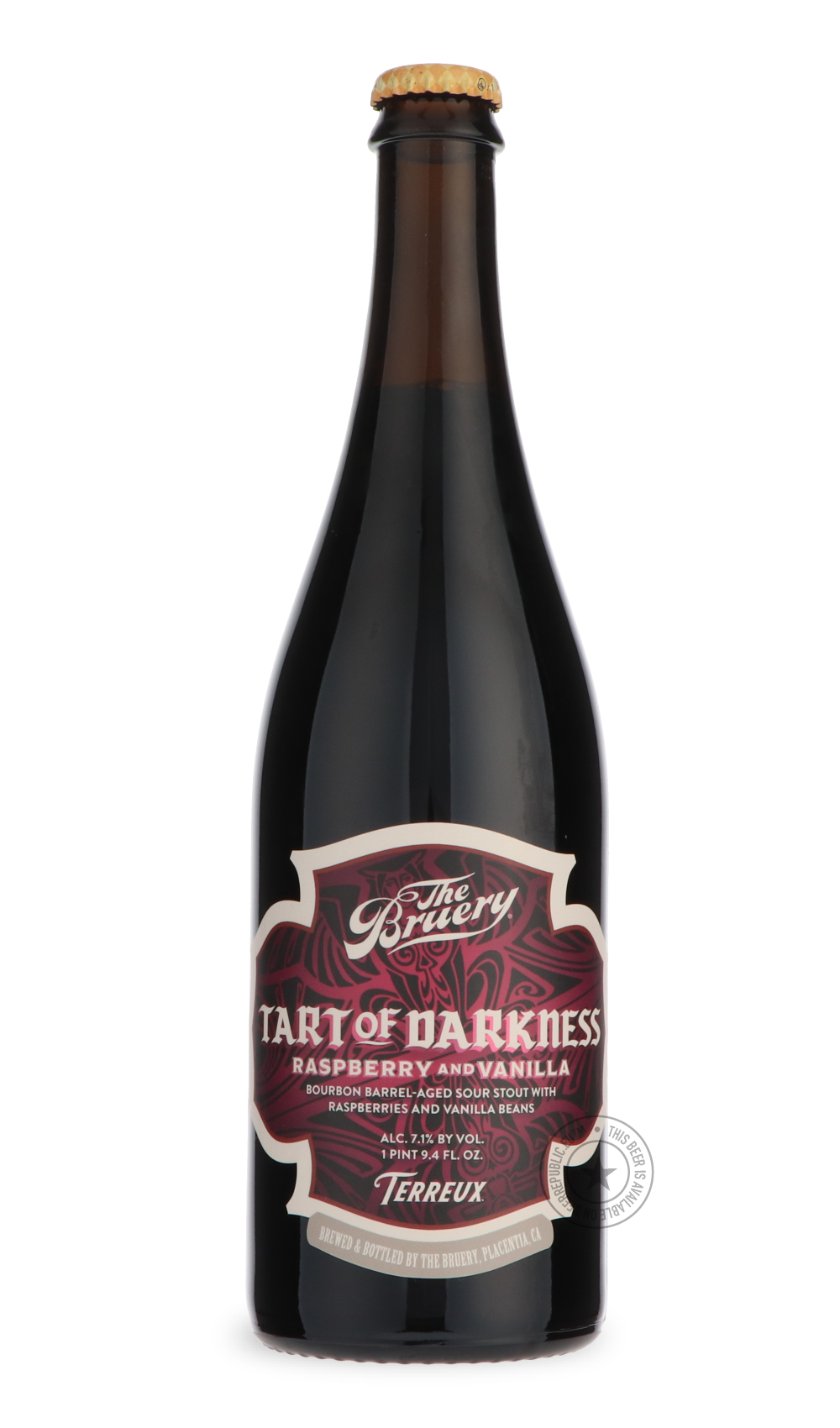 -The Bruery- Terreux Tart of Darkness With Raspberry And Vanilla-Sour / Wild & Fruity- Only @ Beer Republic - The best online beer store for American & Canadian craft beer - Buy beer online from the USA and Canada - Bier online kopen - Amerikaans bier kopen - Craft beer store - Craft beer kopen - Amerikanisch bier kaufen - Bier online kaufen - Acheter biere online - IPA - Stout - Porter - New England IPA - Hazy IPA - Imperial Stout - Barrel Aged - Barrel Aged Imperial Stout - Brown - Dark beer - Blond - Blo