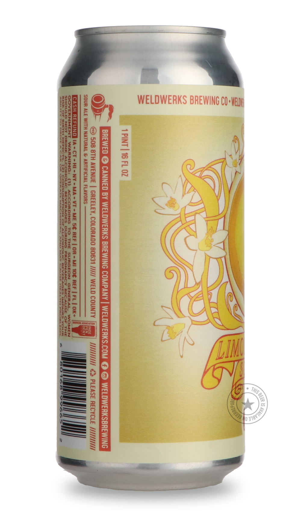 -WeldWerks- Limoncello Sour-Sour / Wild & Fruity- Only @ Beer Republic - The best online beer store for American & Canadian craft beer - Buy beer online from the USA and Canada - Bier online kopen - Amerikaans bier kopen - Craft beer store - Craft beer kopen - Amerikanisch bier kaufen - Bier online kaufen - Acheter biere online - IPA - Stout - Porter - New England IPA - Hazy IPA - Imperial Stout - Barrel Aged - Barrel Aged Imperial Stout - Brown - Dark beer - Blond - Blonde - Pilsner - Lager - Wheat - Weize