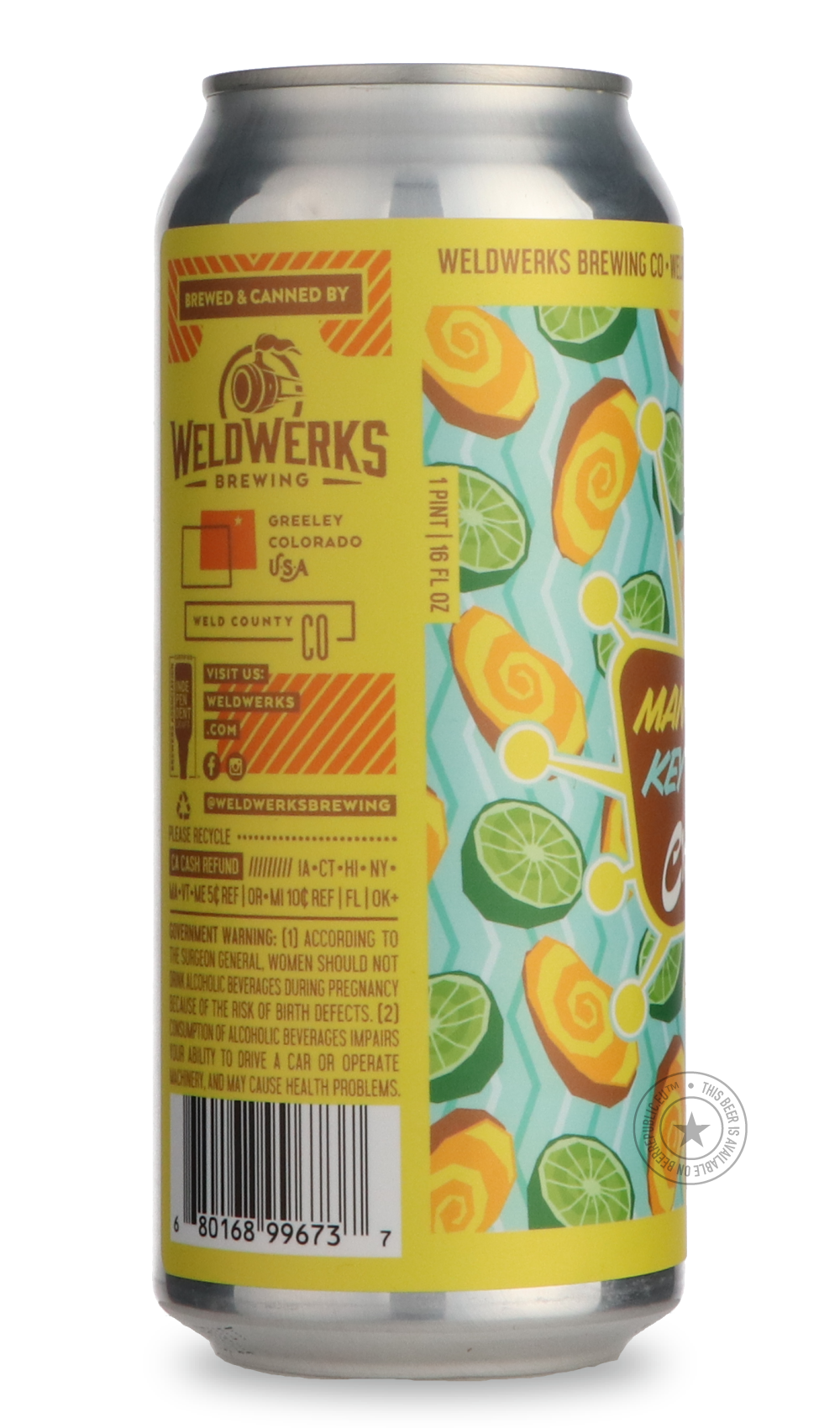 -WeldWerks- Mango Key Lime Cheesecake-Sour / Wild & Fruity- Only @ Beer Republic - The best online beer store for American & Canadian craft beer - Buy beer online from the USA and Canada - Bier online kopen - Amerikaans bier kopen - Craft beer store - Craft beer kopen - Amerikanisch bier kaufen - Bier online kaufen - Acheter biere online - IPA - Stout - Porter - New England IPA - Hazy IPA - Imperial Stout - Barrel Aged - Barrel Aged Imperial Stout - Brown - Dark beer - Blond - Blonde - Pilsner - Lager - Whe