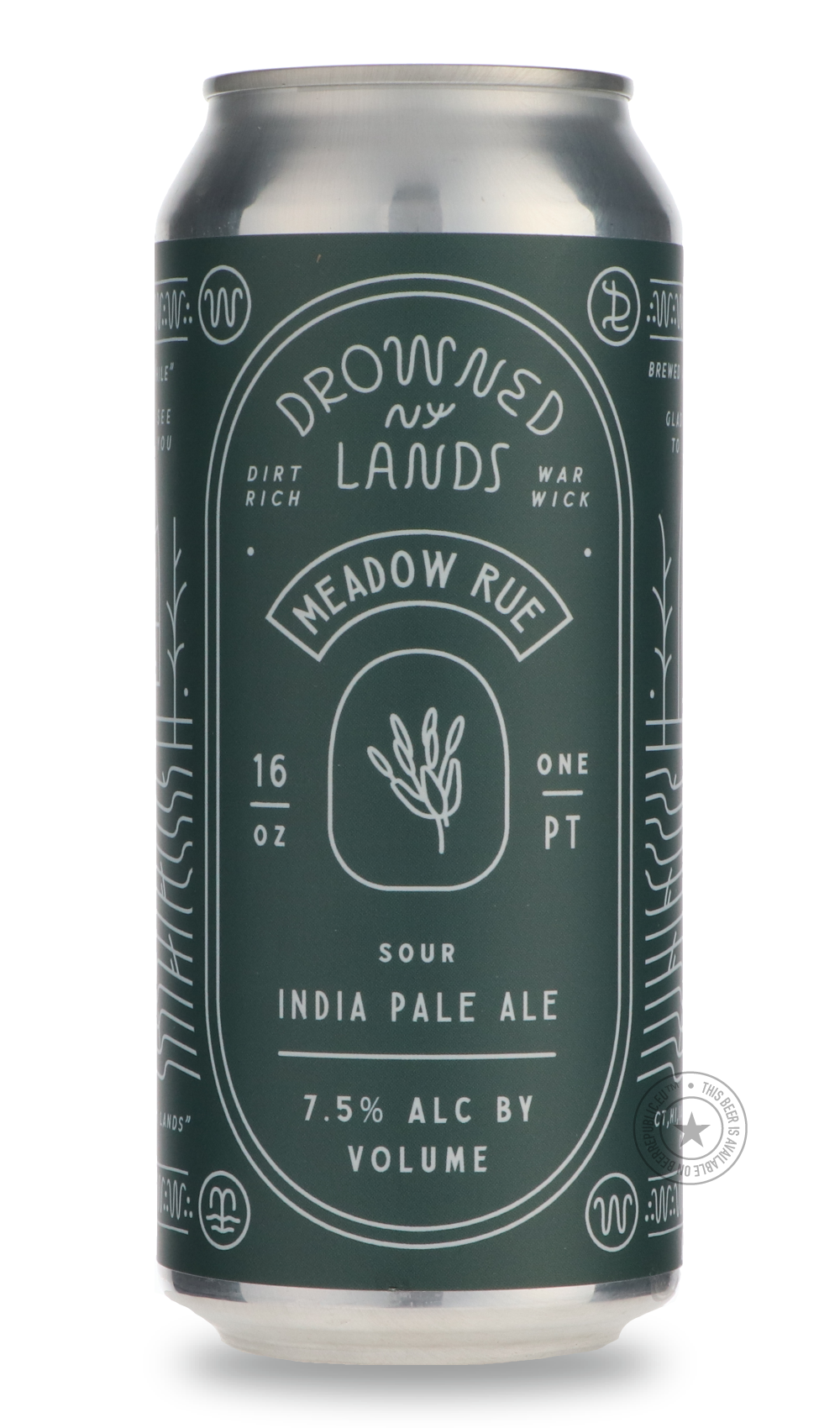 -The Drowned Lands- Meadow Rue-IPA- Only @ Beer Republic - The best online beer store for American & Canadian craft beer - Buy beer online from the USA and Canada - Bier online kopen - Amerikaans bier kopen - Craft beer store - Craft beer kopen - Amerikanisch bier kaufen - Bier online kaufen - Acheter biere online - IPA - Stout - Porter - New England IPA - Hazy IPA - Imperial Stout - Barrel Aged - Barrel Aged Imperial Stout - Brown - Dark beer - Blond - Blonde - Pilsner - Lager - Wheat - Weizen - Amber - Ba