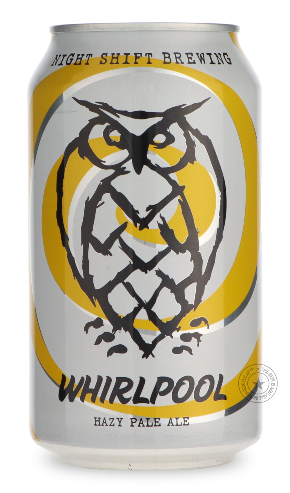 -Night Shift- Whirlpool-Pale- Only @ Beer Republic - The best online beer store for American & Canadian craft beer - Buy beer online from the USA and Canada - Bier online kopen - Amerikaans bier kopen - Craft beer store - Craft beer kopen - Amerikanisch bier kaufen - Bier online kaufen - Acheter biere online - IPA - Stout - Porter - New England IPA - Hazy IPA - Imperial Stout - Barrel Aged - Barrel Aged Imperial Stout - Brown - Dark beer - Blond - Blonde - Pilsner - Lager - Wheat - Weizen - Amber - Barley W